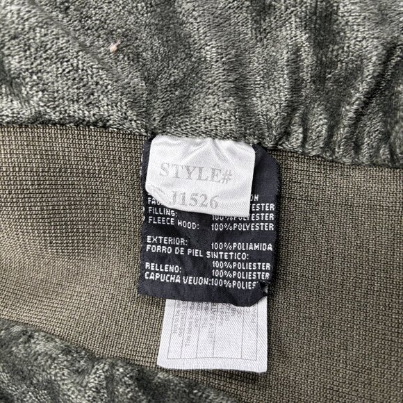 YMI Collection Olive Green Womens Puffer Jacket With Zipper Closure & Fleece Lin - Picture 5 of 12